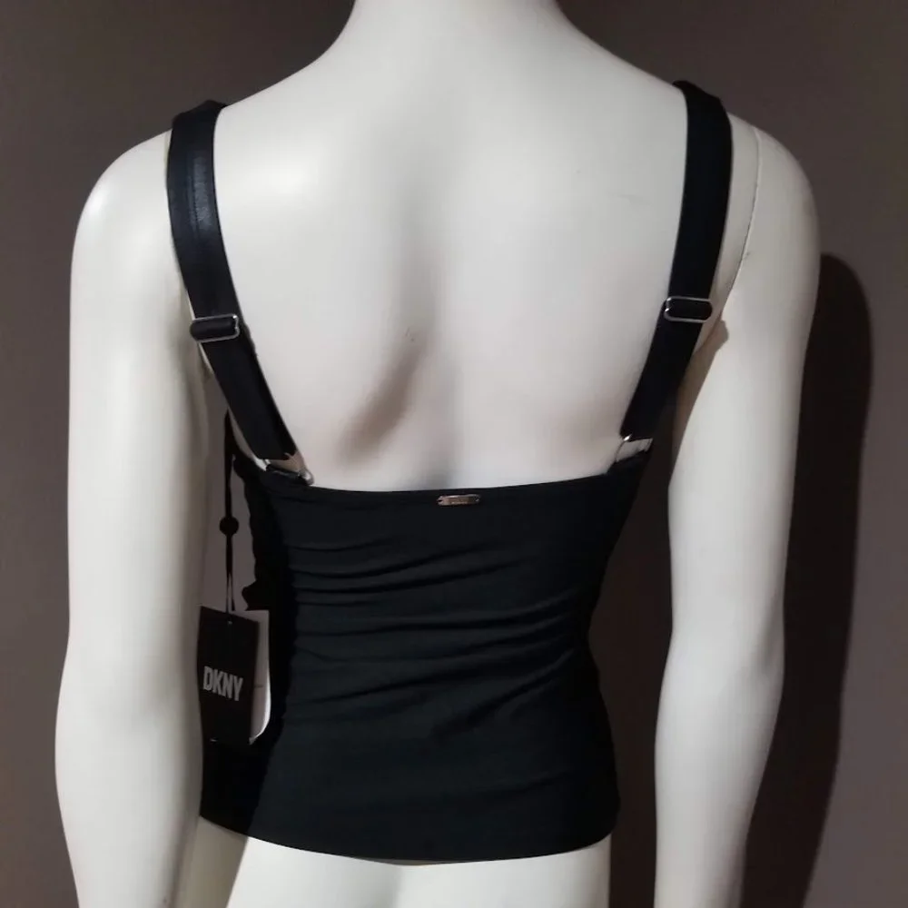 DKNY Tankini Top Size Black - Picture 4 of 12